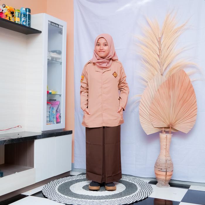Terbaik BAJU Pramuka SMA/SMK Gesper panjang wanita [baju saja] Seragam Blazer Kerja TIDAK Pendek baj