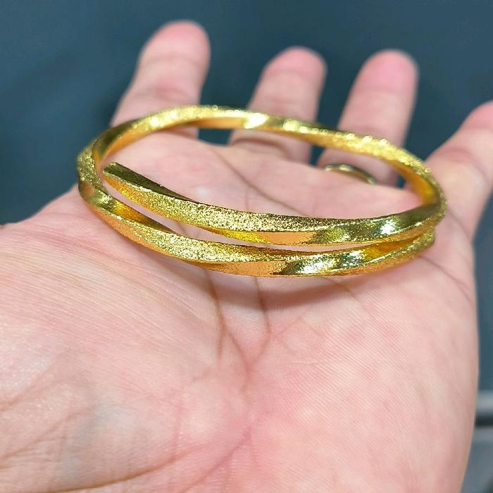 gelang ulir emas kuat crum