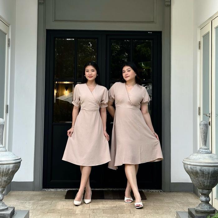 Daphne Dress / Korean Dress / Dress Big Size / Dress / Gaun / Dress Hijab / Dress Midi / Korean Midi
