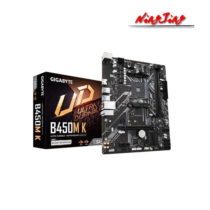 AMD Ryzen 5 5600 R5 5600 CPU + GIGABYTE GA B450M K AMD B450 DDR4