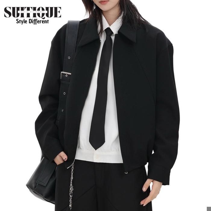 [BEST SELLER] Jaket Jas Formal Pria Minimalis Look - Suitique ID Blazer Short Cut High Quality - Out