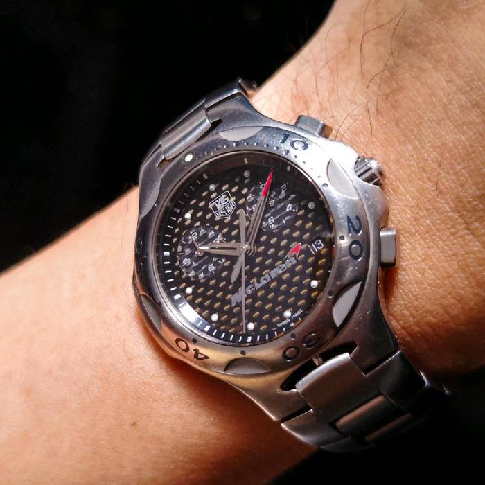 Tag Heuer Kirium McLaren Mercedes MP4 Formula One carbon fiber dial Titanium Ti5 Case chronograph Qu