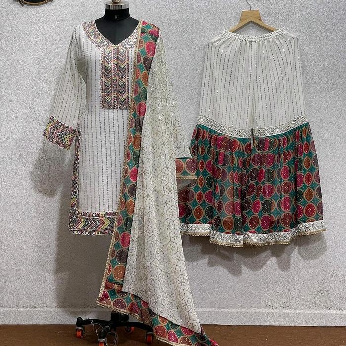 Ready Kurti Lengkap Sharara PO