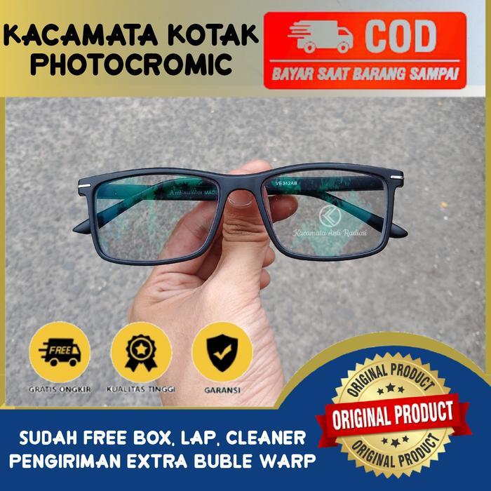 BEST Kacamata minus afgan fotocromic (frem+lensa) kacamata berubah warna