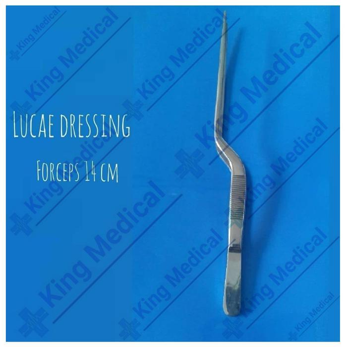 Pinset Hidung Bayonet Micro Lucae Dressing Forcep 14cm Premium Quality