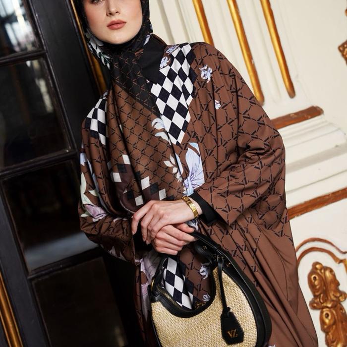 VIVI ZUBEDI TAVIERAA KAFTAN Dress Wanita Gamis Muslim