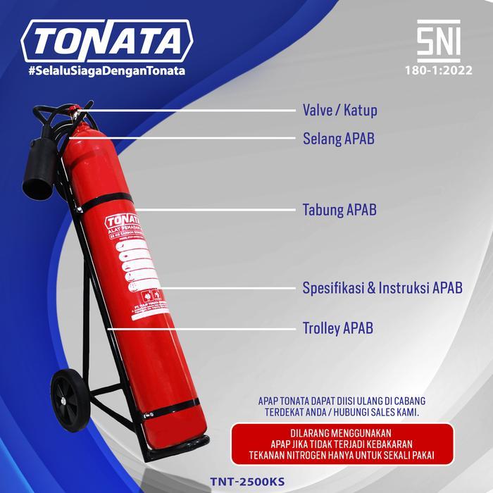 Flash Sale / Apar 25 Kg Karbondioksida (Co2) Tonata / Set Komplit