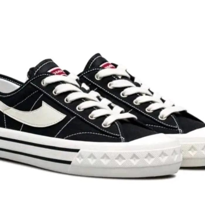 Promo!! Sepatu Pria Compas Retro Grade Black White Termurah