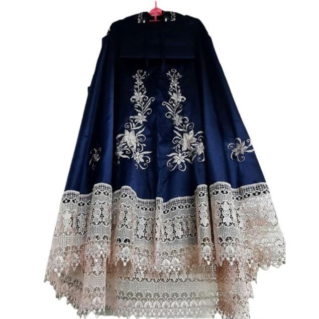 ◤New◢ Mukena Bordir Diamond Renda Velvet Mewah - Mukena Rukuh Premium