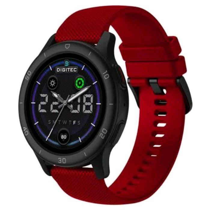 DIGITEC SMARTWATCH DG-SW-FUTURA RED RUBBER STRAP
