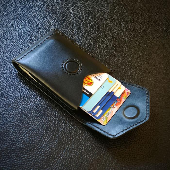 dompet kulit pria mini simple minimalist unik full kulit