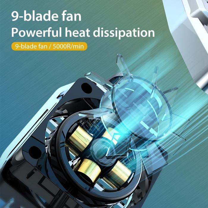 Powone Cooling Fan Hp Gaming Murah Turbo Cooler Kipas Angin Hp Pendingin Usb Ponsel Smartphone Andro