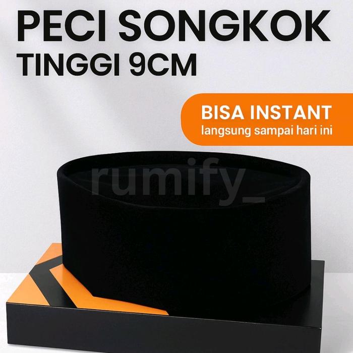 Peci Songkok Kopiah Beludru Premium – Adem, Rapi, Nyaman Dipakai – Tersedia dari Anak sampai Dewasa 