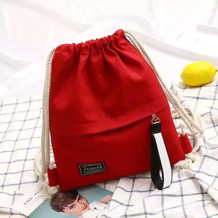 BG Tas RANSEL SERUT WANITA HOME - Stringbag Korea Termurah