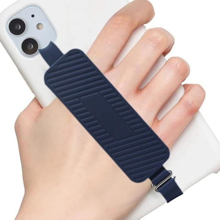 Simple Silicone Phone Strap Mobile Phone Holder Elastic Soft Phone Case Wristband Colorful Phone Han
