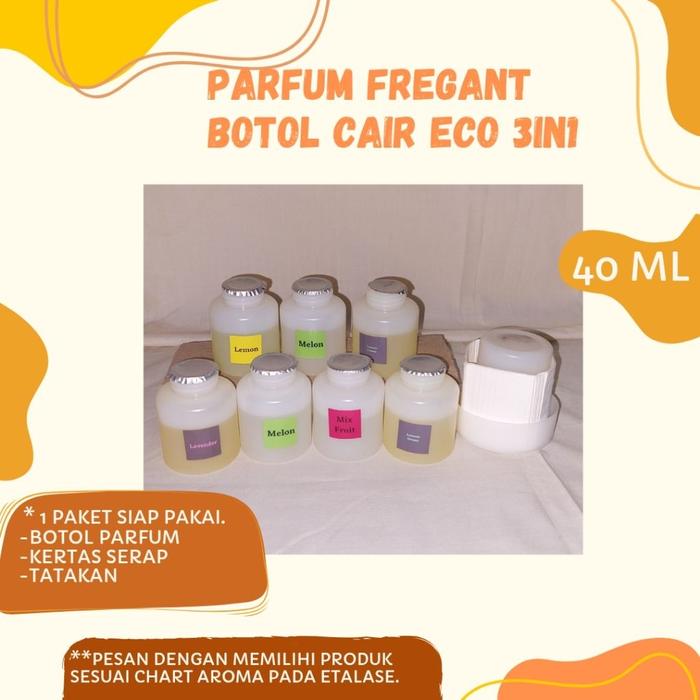 READY Ecocaree Pengharum Parfum Ruangan Aromaterapi Wangi Hotel Mall 40ML 3in1