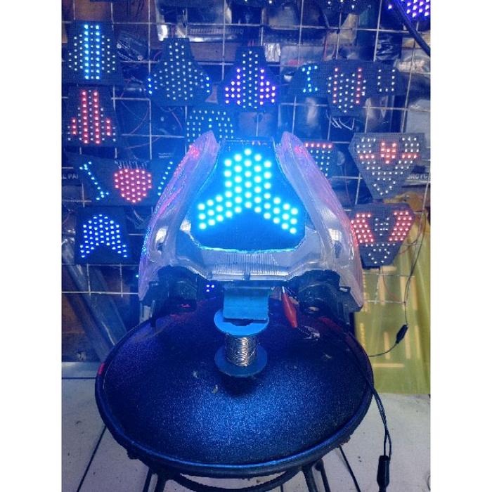 ( promo sale ) lampu runing beat duluk 2020-2024 8 mode otomatis tinggal colok bonus lem