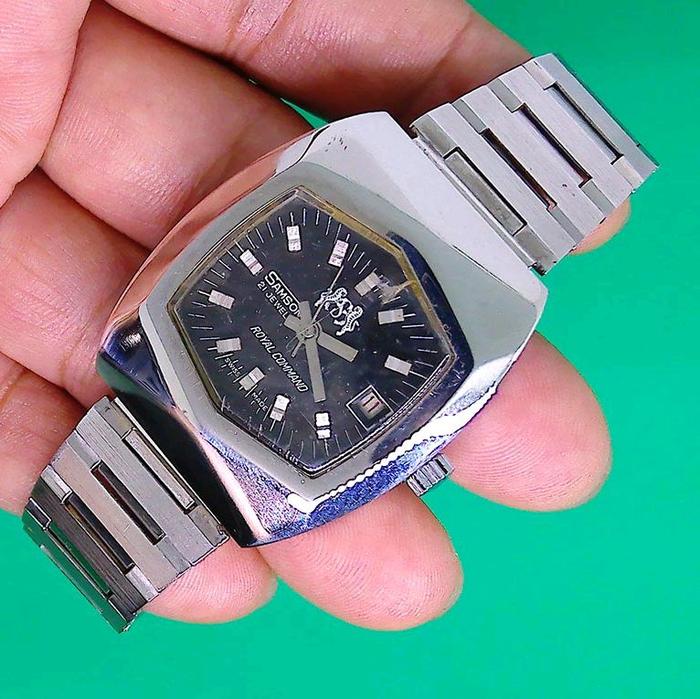 Jam tangan vintage pria - Samson - Royal Command manual winding