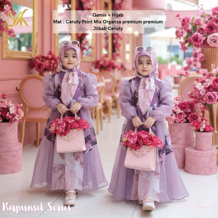 Primadona Series Set Syari Original Mauma Kids Fasion Gamis Muslim Termurah