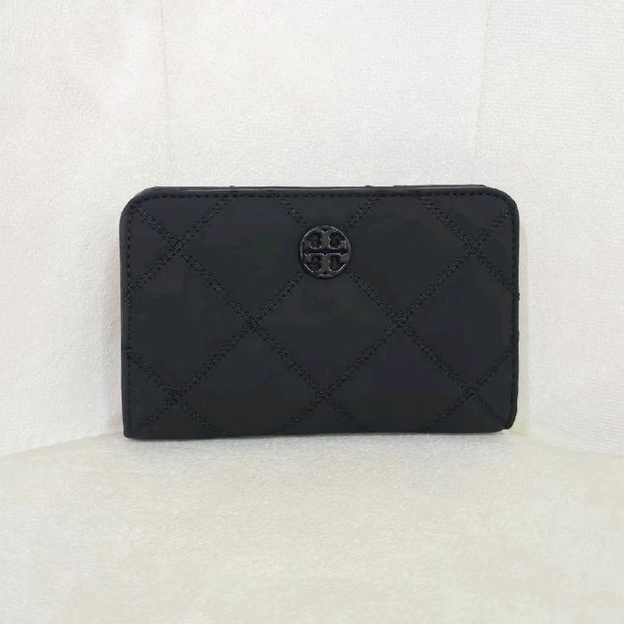 (100% ORI) TB WILLA MATTE MEDIUM WALLET BLACK