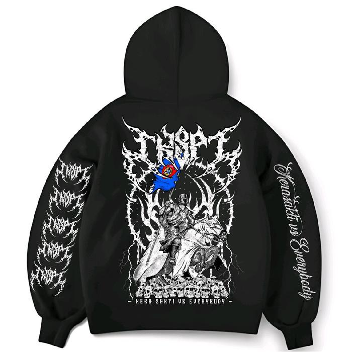 hodie IKSPI KERA SAKTI kuda liar KS GANK flecee 280gsm ready stog