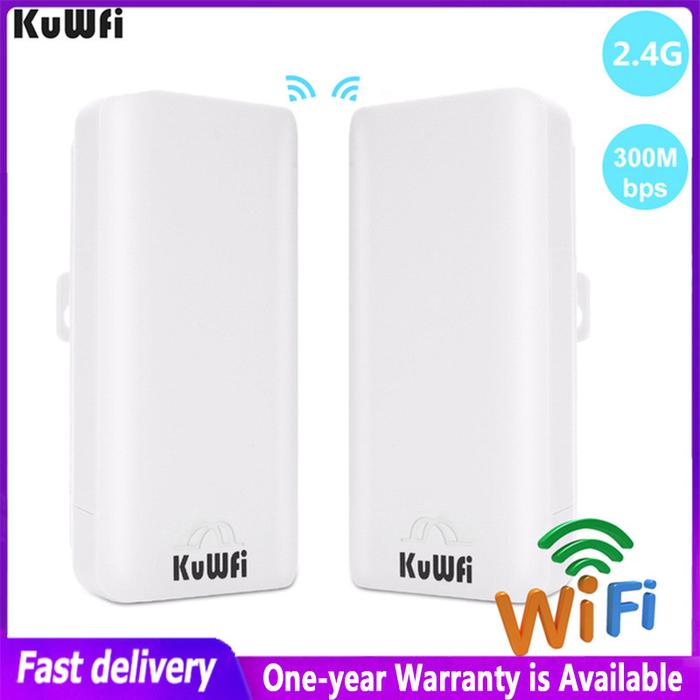 KuWFi Wireless Wifi Router Bridge 2.4Ghz Outdoor Router 1KM WIFI