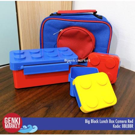 Big Block Lunch Box Set Kotak Makan Anak Kotak Bekal Makan Anak Genki Market