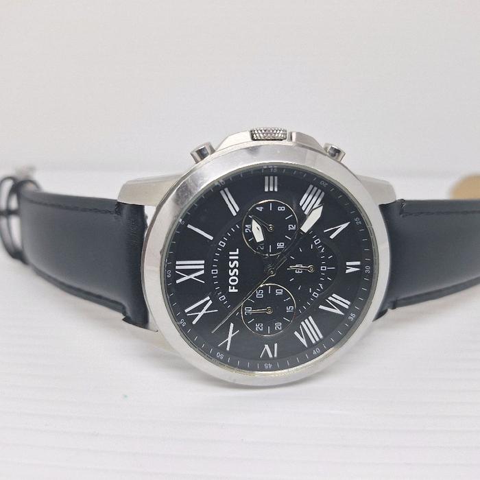 jam fossil cowok cronograph original second