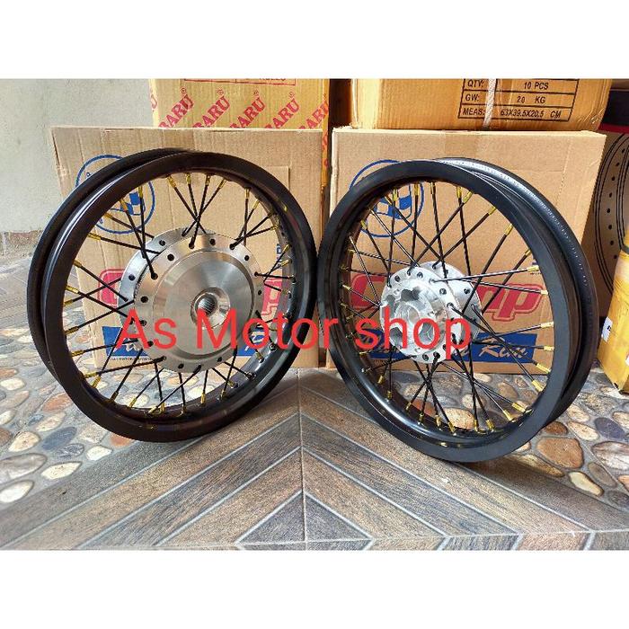 new sepaket velg ukuran 185 - 250 ring 14 tromol set jari mio x-ride fino xeon soul gt mio m3