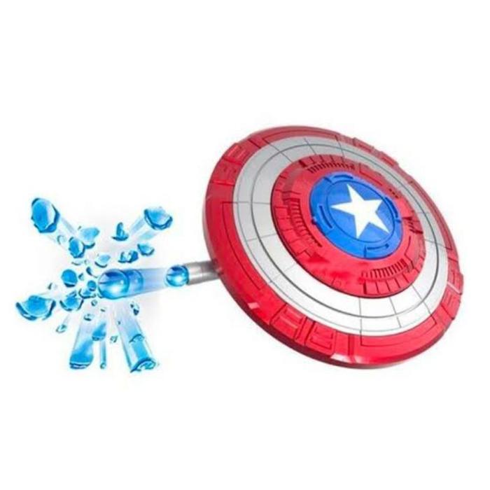 Mainan Anak Water Gel Captain Shield Tameng Electrik Water Gun