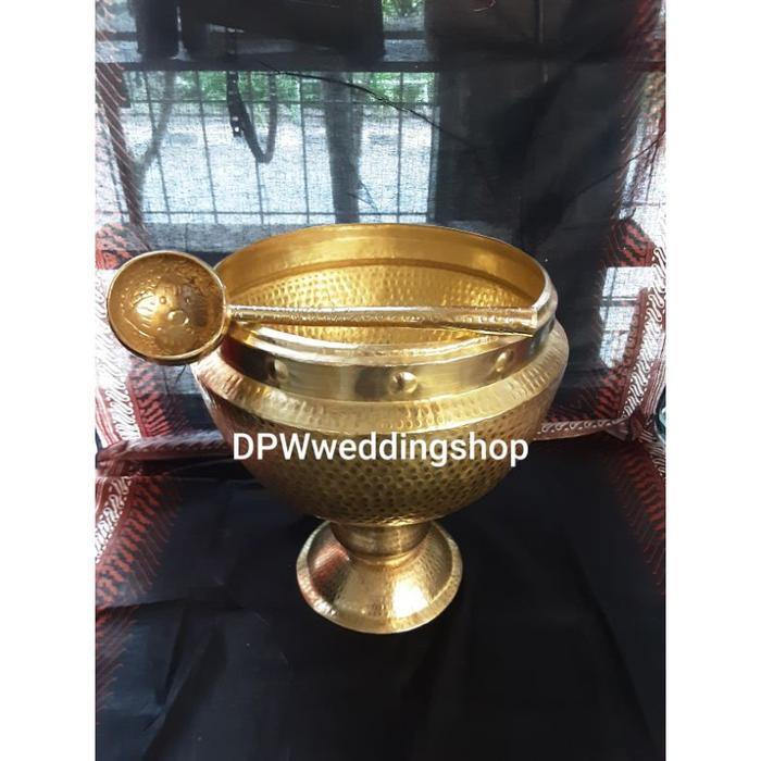 (PROMO) SIRAMAN GENTONG KUNINGAN DIAMETER 35 CM