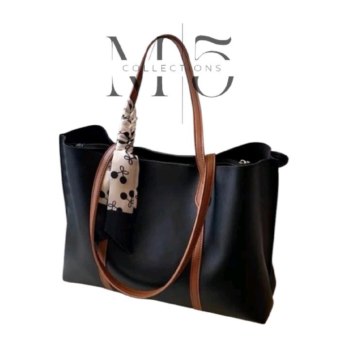 Torino Tote bag Wanita Terbaru dengan Bahan Miniso Tebal Premium Kantong Muatan Besar Totebag Dengan