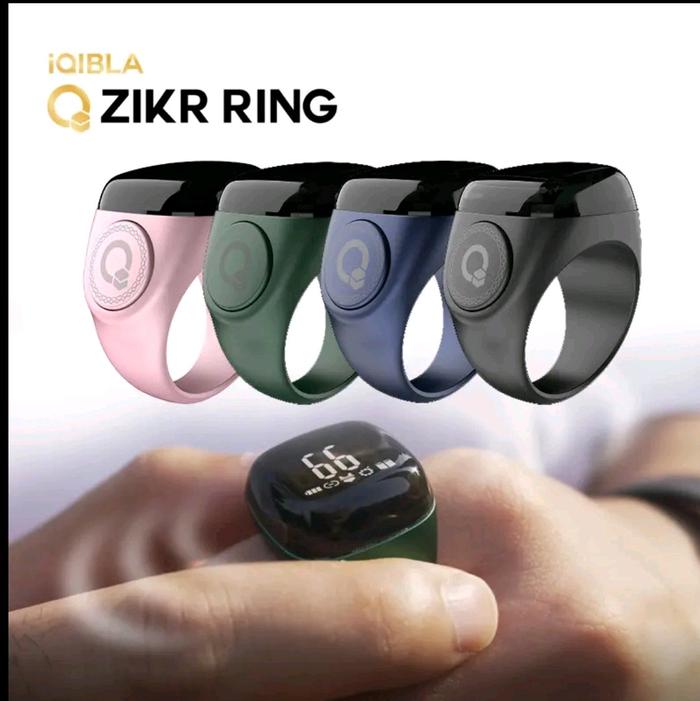 iqibla zikir ring NOOR ORIGINAL, tasbih digital,cincin zikir cargher