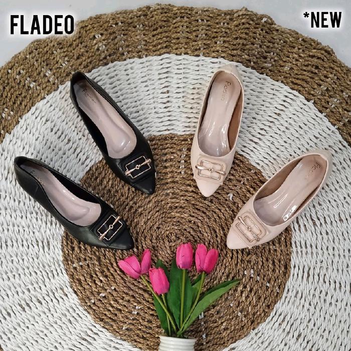 sepatu wedges brand fladeo/sepatu hak
