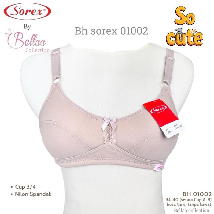 Sorex 01002 | Bra/BH Pakaian Dalam Wanita Perempuan Tanpa Kawat | ORIGINAL