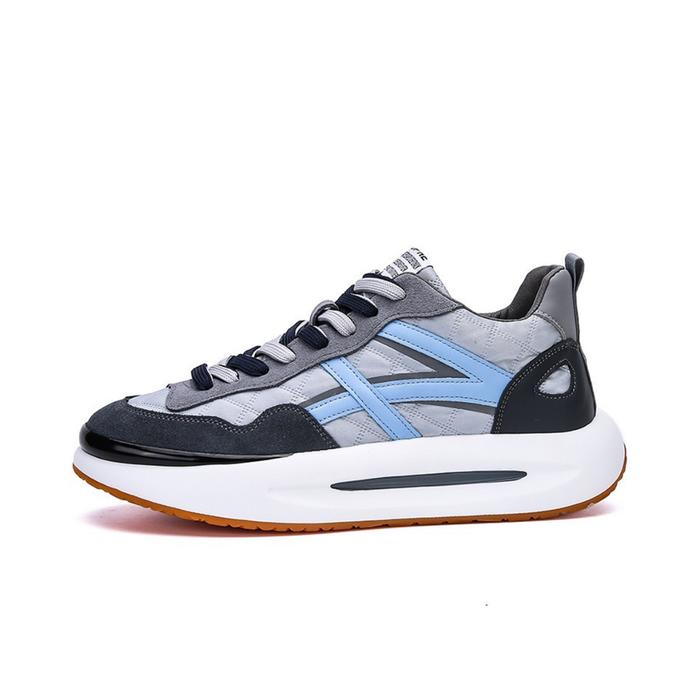 1489 - Sepatu Alpha Grey Sepatu Sneakers Sport Kasual - D12