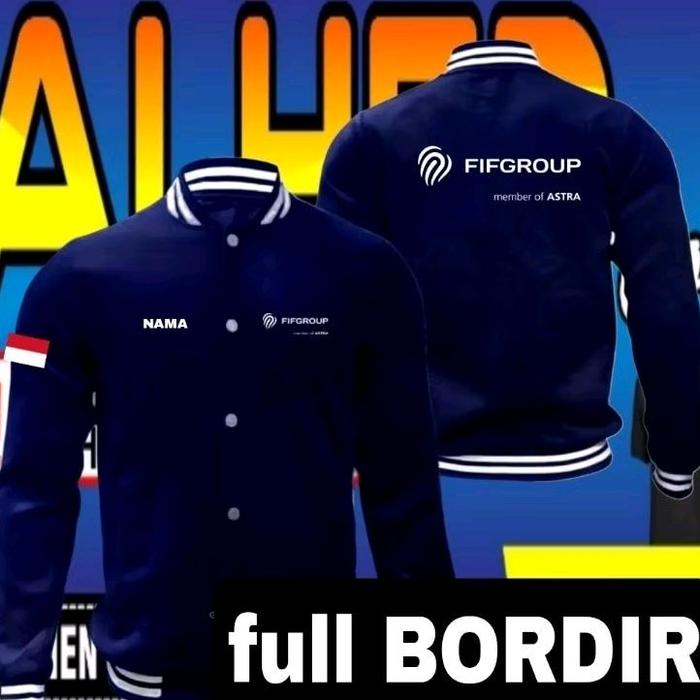 jaket bordir FIF group jaket versity FIF group jaket FIF group jaket baseball FIF group jaket FIFGro