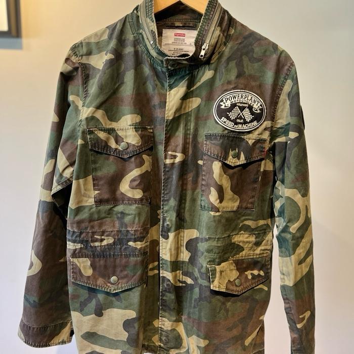 Supreme Parka Jacket Camo M65 canvas sz L Jaket
