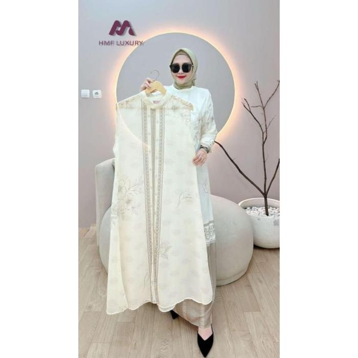 New /Sesha Dress 2 In 1 By Hmf Luxury/Gamis Terbaru/Gamis Premium/Gamis Mewah/Gamis Pesta/Pakaian Mu