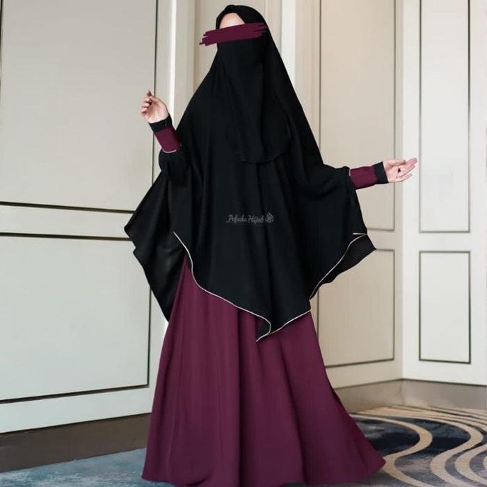 JAZEERA SET SYAR’I BY AFADA HIJAB | GAMIS SET SYAR’I LEBARAN | GAMIS SYAR’I TERBARU | JAZEERA