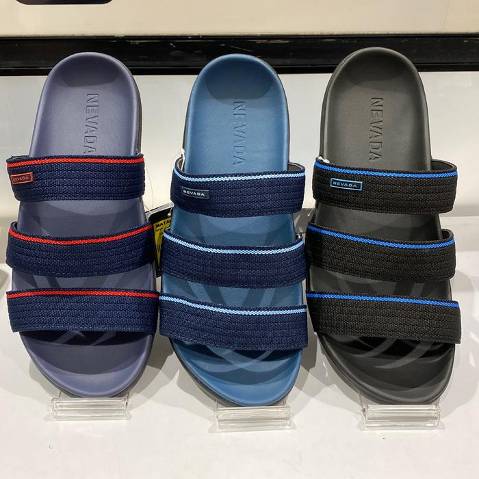 (39-43) Nevada Sandal Slide Pria Ori Tores Best Seller Sendal Kasual Jepit Karet