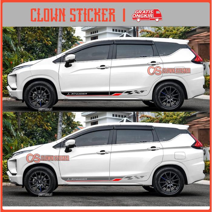 Clown cutting Sticker MOBIL Mitsubishi Xpander STRIPING BODY SAMPING MOBIL XPANDER