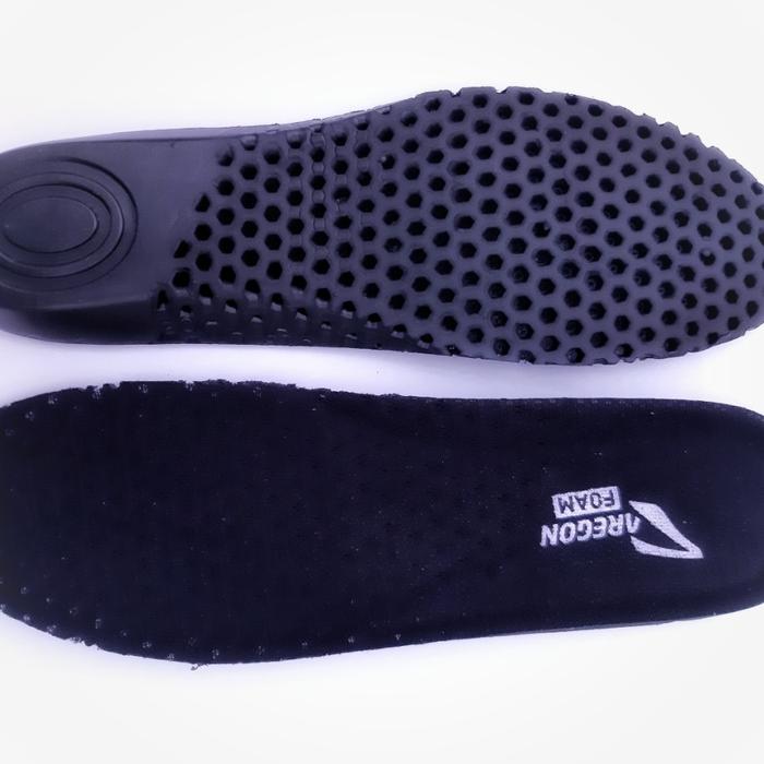 INSOLE SEPATU ALAS KAKI AREGON EMPUK Hitam Shoe Shoes