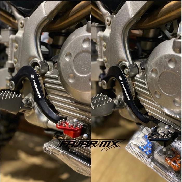 ZETA TRIGGER BRAKE PEDAL REM KLX 140 RED