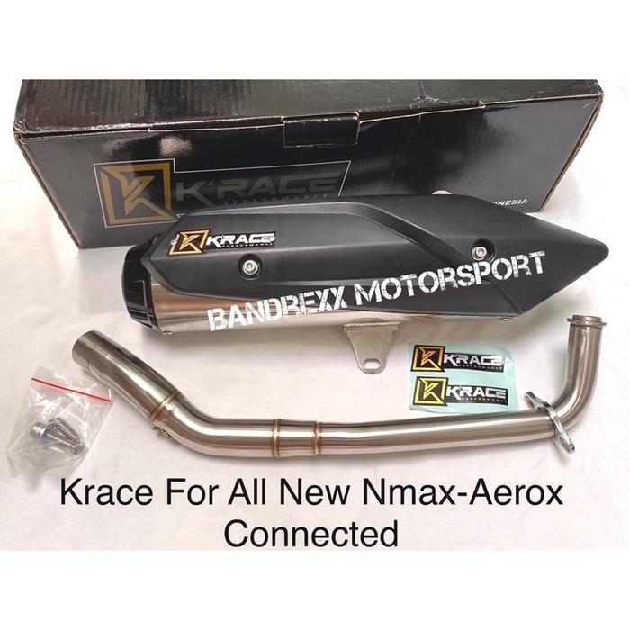 Knalpot Krace Standar Racing Original For Aerox Connected-All New Nmax