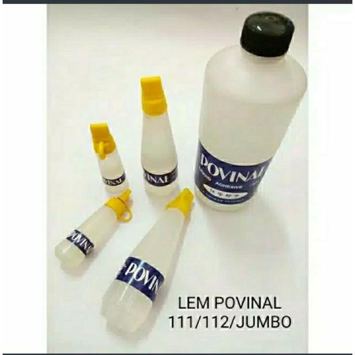 Lem Kertas Povinal Lem kertas Lem Cair Lem Bening 500ml