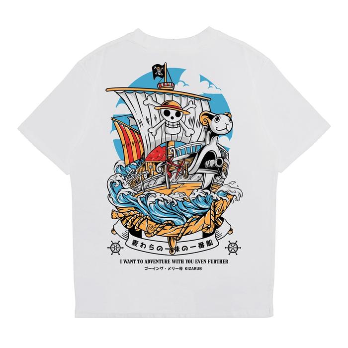 KIZARU Kaos Anime One Piece GOING MERRY