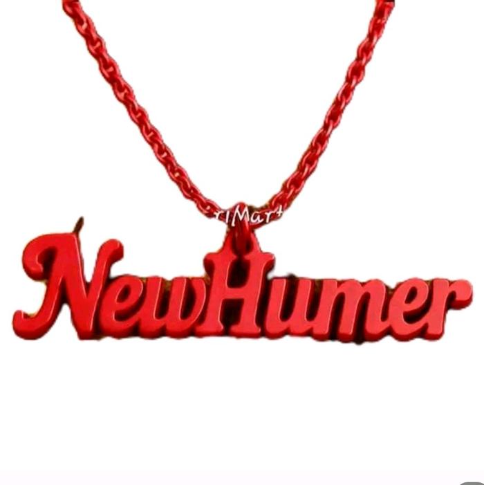 Kalung new humer merah elegan