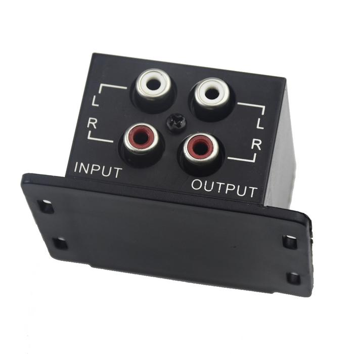 Mobil Umum 2 RCA Gain Menyesuaikan Audio Amplifier Speaker Bass