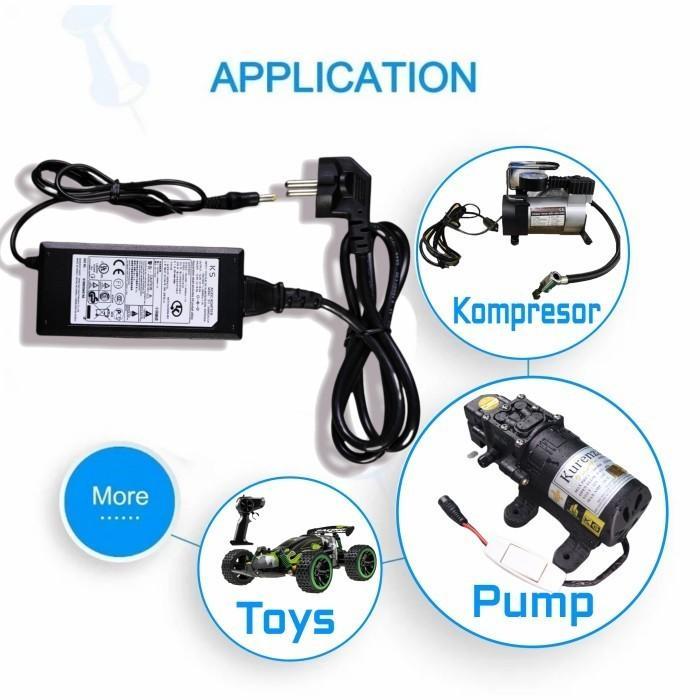 Adaptor 12 Volt 16 Amper Murni Untuk Pompa DC Unlimited